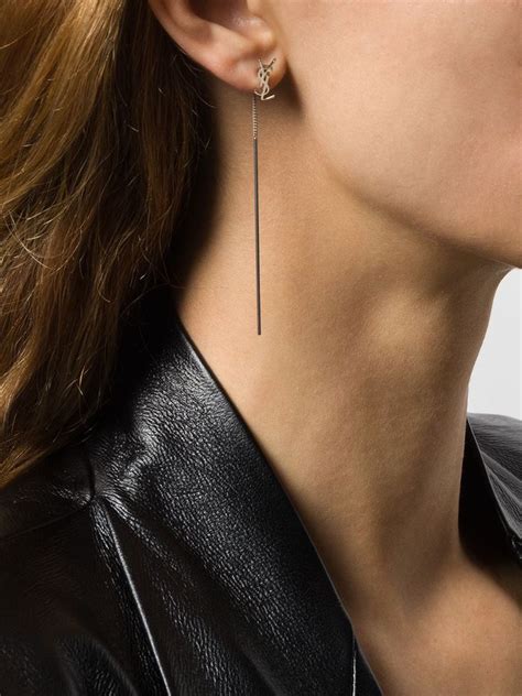 ysl nyckelring|ysl earrings farfetch.